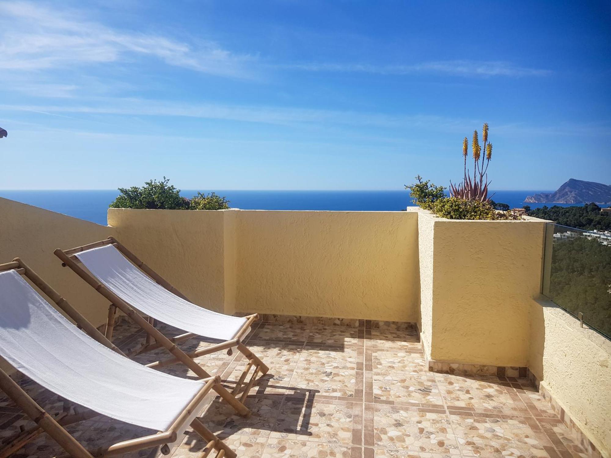 Casa Altea Hills, Vista Espectacular, Jacuzziヴィラ エクステリア 写真