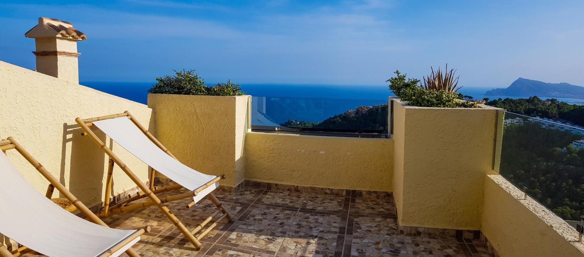 Casa Altea Hills, Vista Espectacular, Jacuzziヴィラ エクステリア 写真
