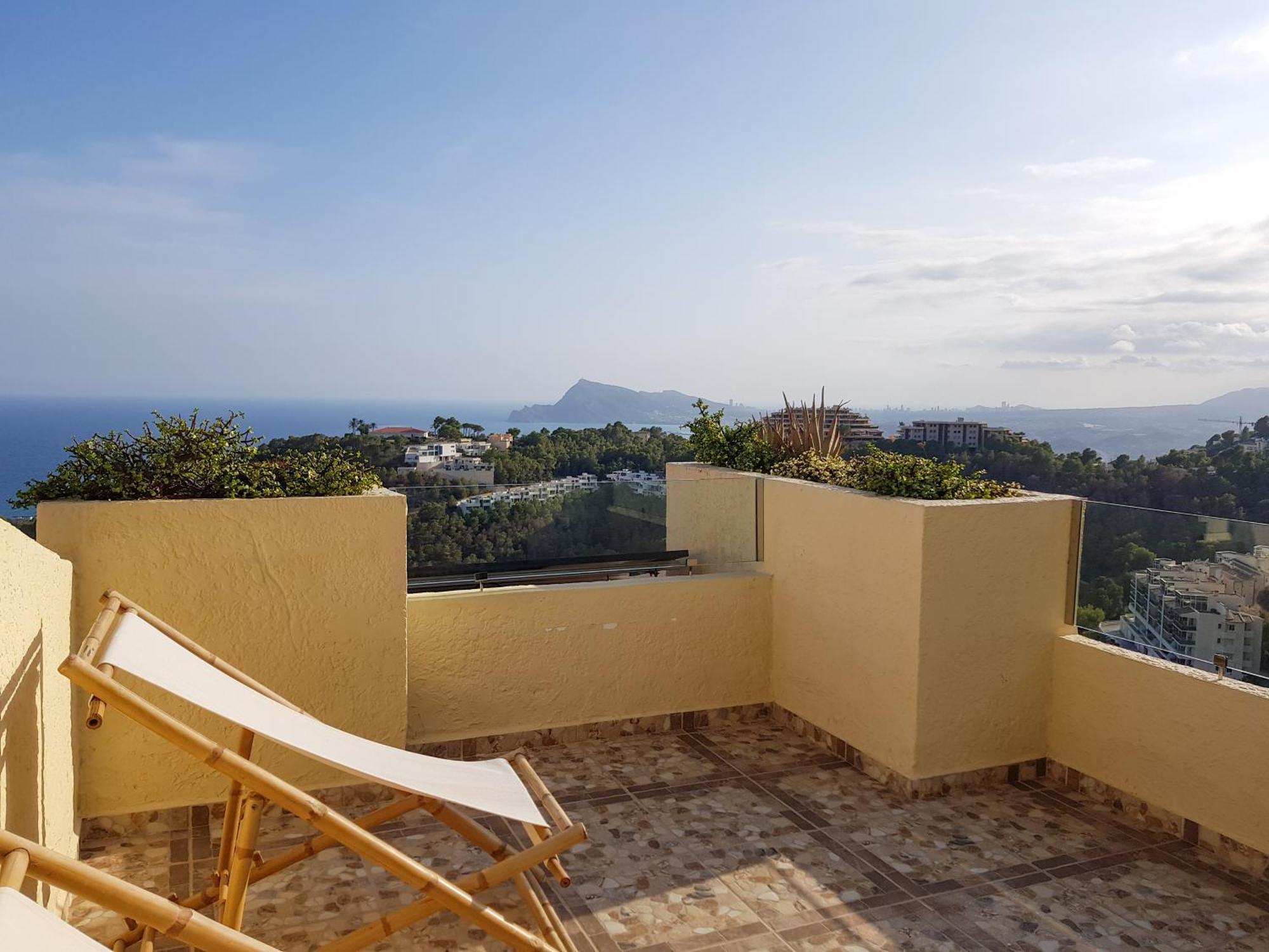 Casa Altea Hills, Vista Espectacular, Jacuzziヴィラ エクステリア 写真